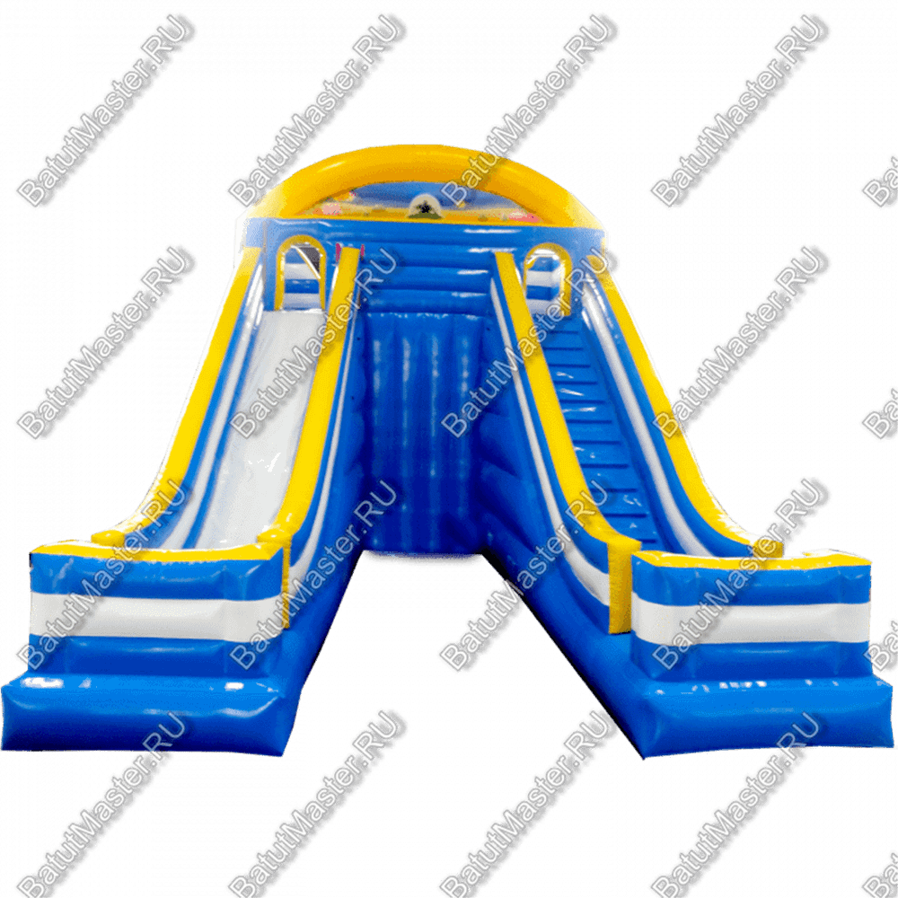 Коммерческий надувной батут "Двойной эффект-3"