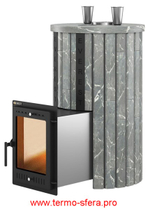 Печь для бани Эверест "Steam Master 38 INOX" Ламель Талькохлорит, S-20