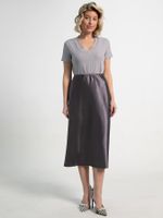 Юбка Коссаль (пыльно-графитовая) Ю15316-46М LT Collection