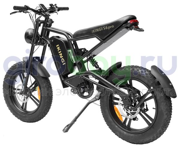 Электровелосипед IKINGI S6 PRO (60V/23Ah) - Черный