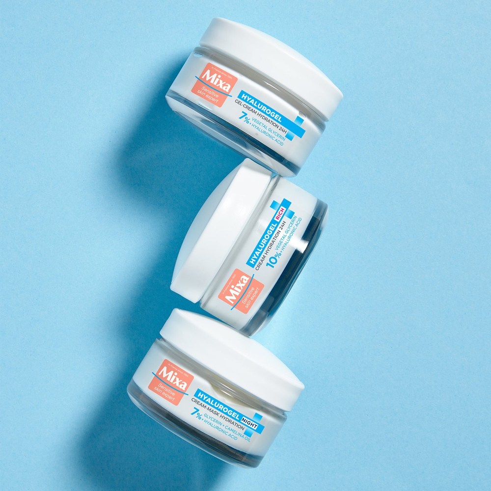 MIXA Hyalurogel Light - увлажняющий крем для лица с гиалуроновой кислотой /   50  ml  / GTIN 3600550826272