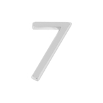 Цифра "7" самоклеящаяся ABS (50х37) (FUARO) CP хром
