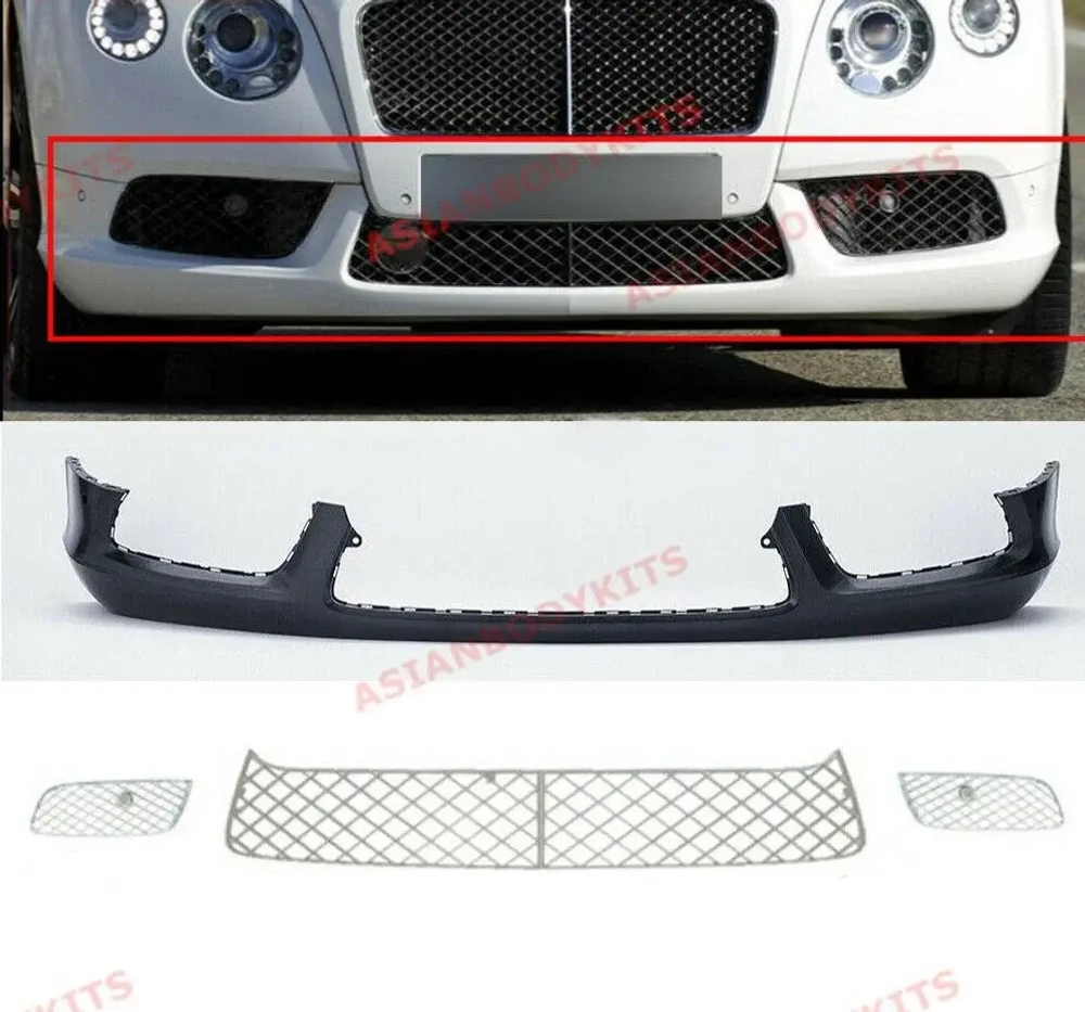 Передний бампер в сборе для Bentley Continental GT GTC 2011-2015 Бентли Континенталь