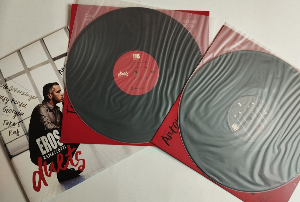 Винтажная виниловая пластинка LP Eros Ramazzotti Duets (Italy 2017)