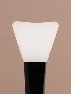 Кисть для масок, силиконовая, 15 см, цвет чёрный/белый