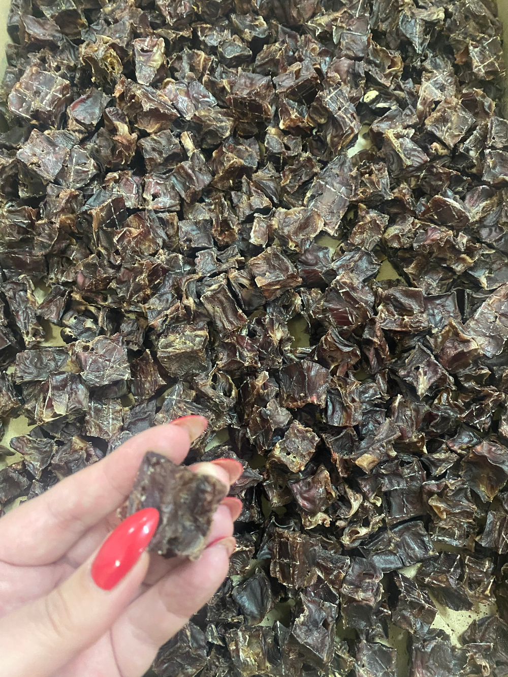 Желудки куриные (кубики)  (сушеное лакомство) (цена за 100гр)