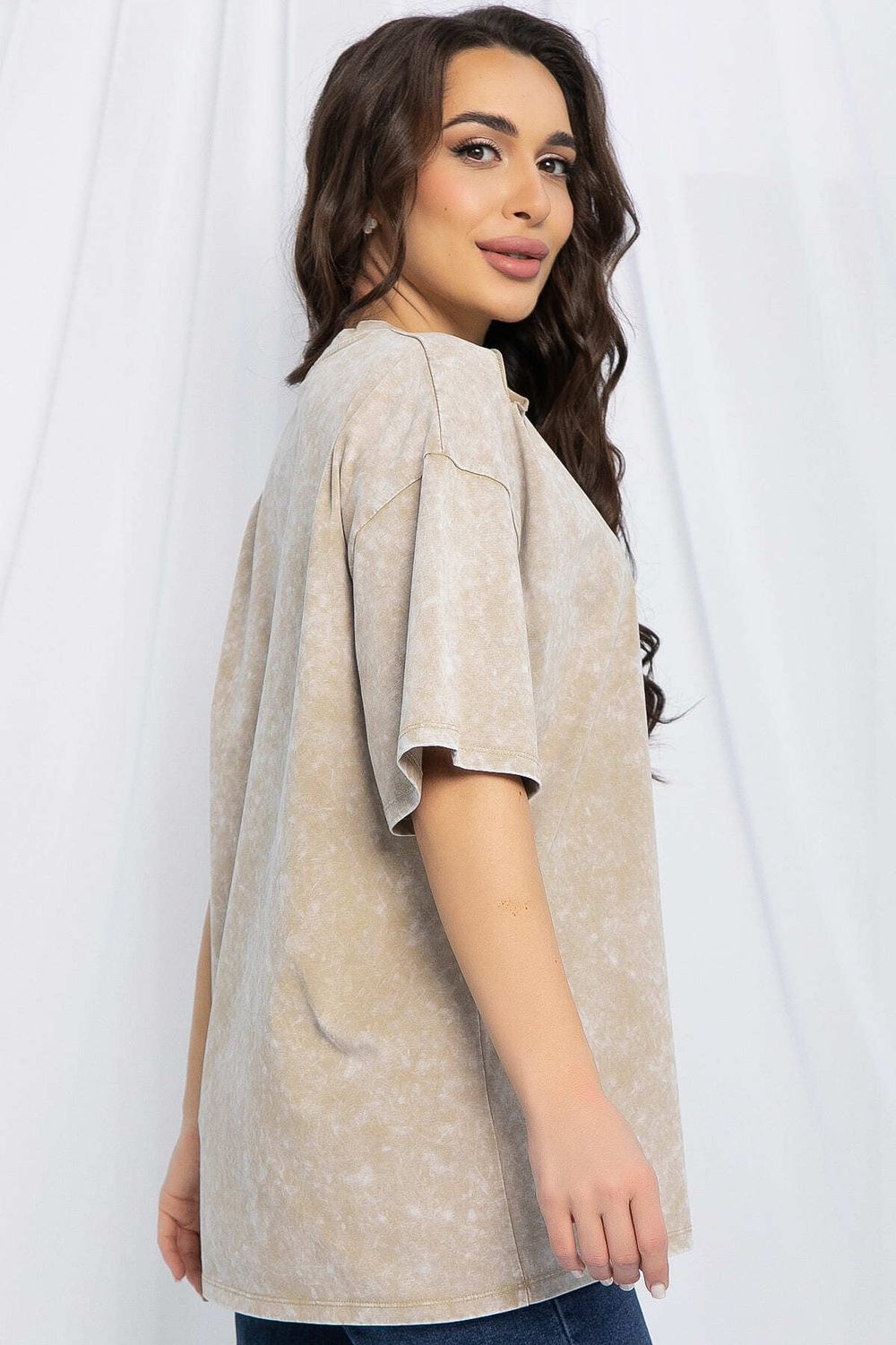 Футболка Микель (бежевая) Б13121-20М LT Collection