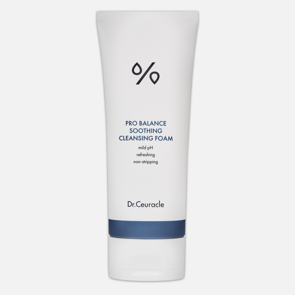 DR.CEURACLE Pro Balance Soothing Cleansing Foam Смягчающая пенка для умывания с пробиотиками Pro-balance, 150 мл