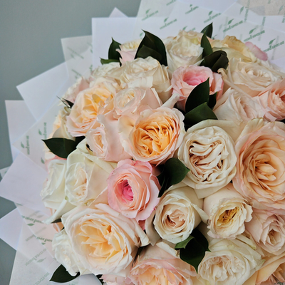 Букет из ароматной нежной розы