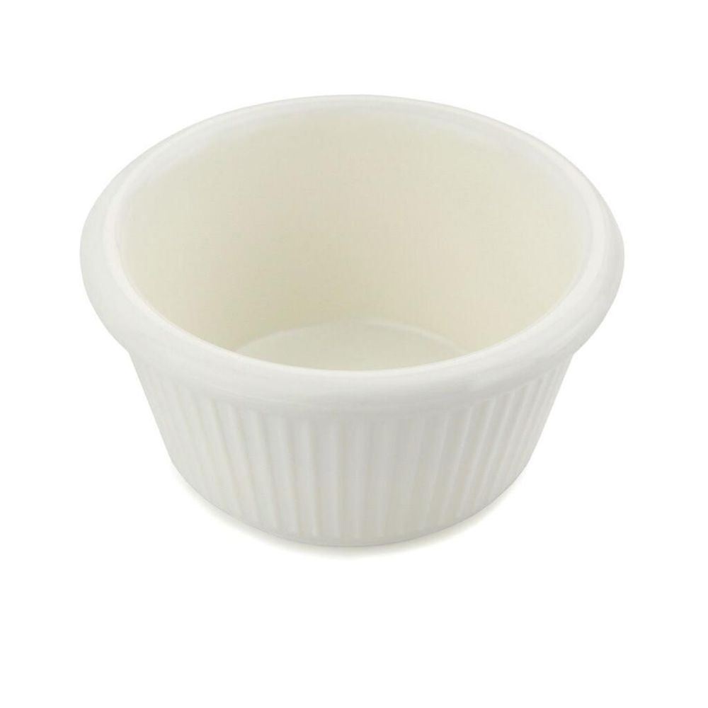 Соусник 80 мл d 7,9 см h4 см круглый пластик белый P.L. Proff Cuisine