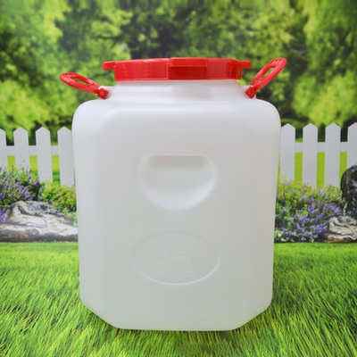 Бочка 40л Дачная квадратная белая