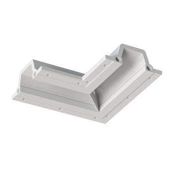 Соединительный элемент (угол 90) встраиваемой профильной гипсовой системы SN 326 белый Saber 60.6 Stellanova