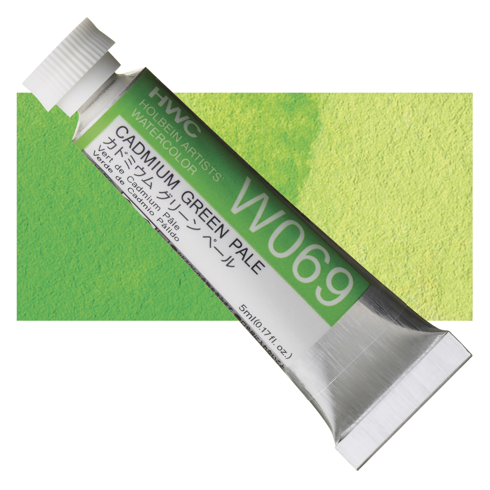 Акварель Holbein 5 мл. 069 [C] Cadmium Green Pale