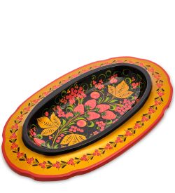 Народные промыслы ХЛ-117 Сухарница 40х180х300 (Хохлома)