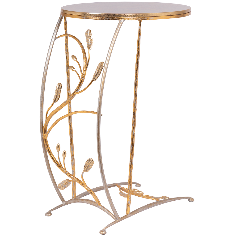 Столик приставной Oliva Branch (Олива Бранч) Голд Айвори