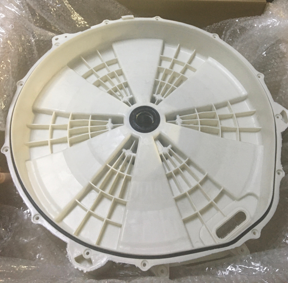 Полубак со стороны шкива стиральной машины LG 3044ER0007, AJQ69410401