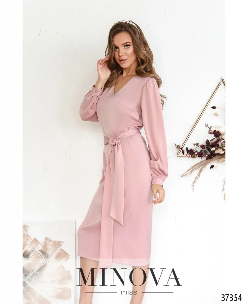 Платье 3134-пудра Minova
