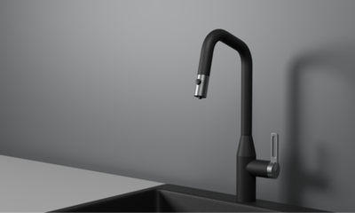 Granula GR-8171, ШВАРЦ, СМЕСИТЕЛЬ КУХОННЫЙ С ВЫДВИЖНЫМ ИЗЛИВОМ