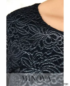 Платье 316СБ-синий Minova