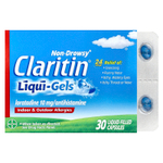 Claritin, Non-Drowsy, Liqui-Gels®, 10 мг, 30 капсул с жидкостью