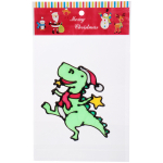 Наклейка на стекло «Дракон со звездой» 15*20 см