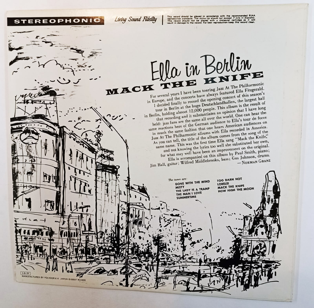 Ella Fitzgerald Mack The Knife Ella In Berlin (Japan 1985)