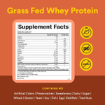 Natural Factors, Whey Factors®, сывороточный протеин травяного откорма, без добавок, 907 г (2 фунта)