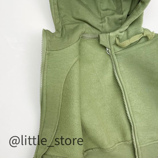 Комплект из футера с начесом "New one" Хаки