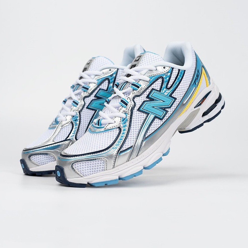 кроссовки New Balance 740 White / Sky Blue Wmns