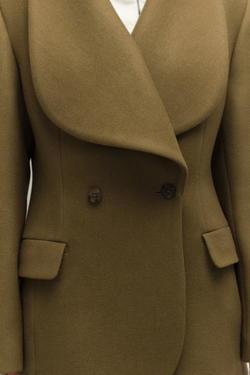 Жакет пальто приталенный