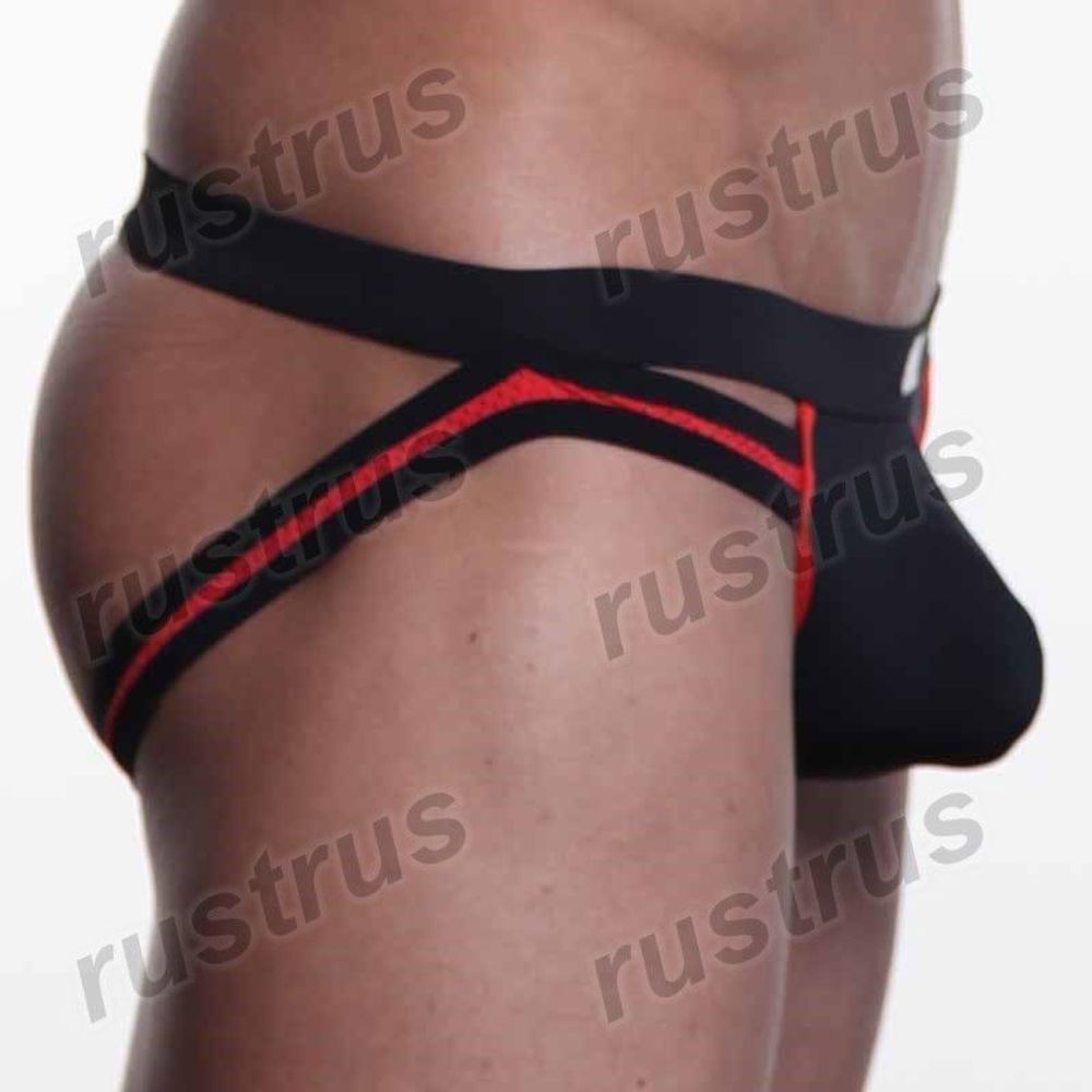 Мужские трусы джоки черные WANGJIANG WG00085