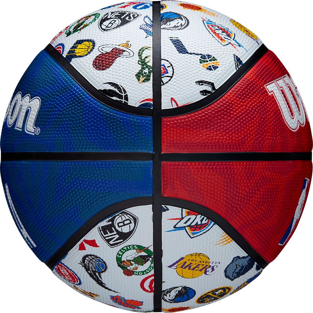 Мяч баск. WILSON NBA All Team, WTB1301XBNBA, р.7, резина, сине-белый