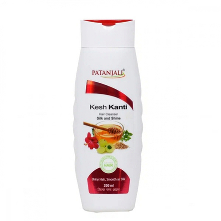 PATANJALI Kesh Kanti Silk And Shine Hair Cleanser Шампунь для волос Кеш Канти Шёлк и блеск 180мл