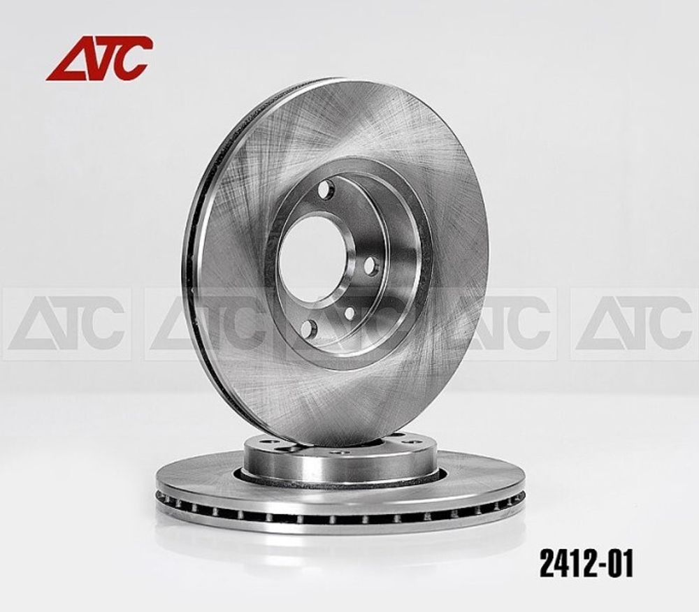 Диск тормозной передний Renault Logan Megane II Lada Largus Vesta (260х22) (ATC)