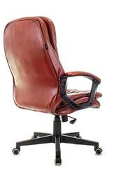 Кресло руководителя Бюрократ T-9950LT коричневый Boroko-37 эко.кожа крестов. пластик