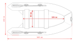 Лодка ПВХ Gladiator Professional D500AL с алюминиевым полом