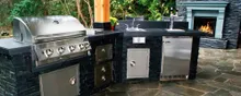 Приусадебная кухня с встроенным газовым грилем Napoleon Big-38