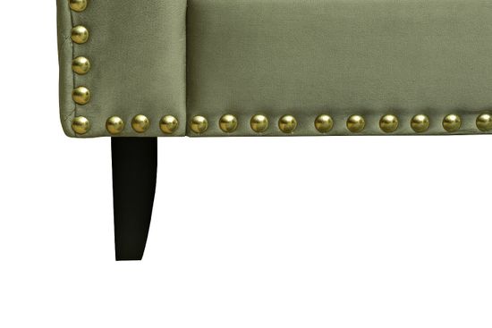 Диван-Кушетка Sorrento правая велюр оливковый Colt1002-OLIV 180*98*88см