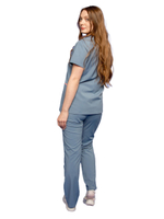 Брюки медицинские женские Pulse R122 с эластичным поясом, коралловый, 50