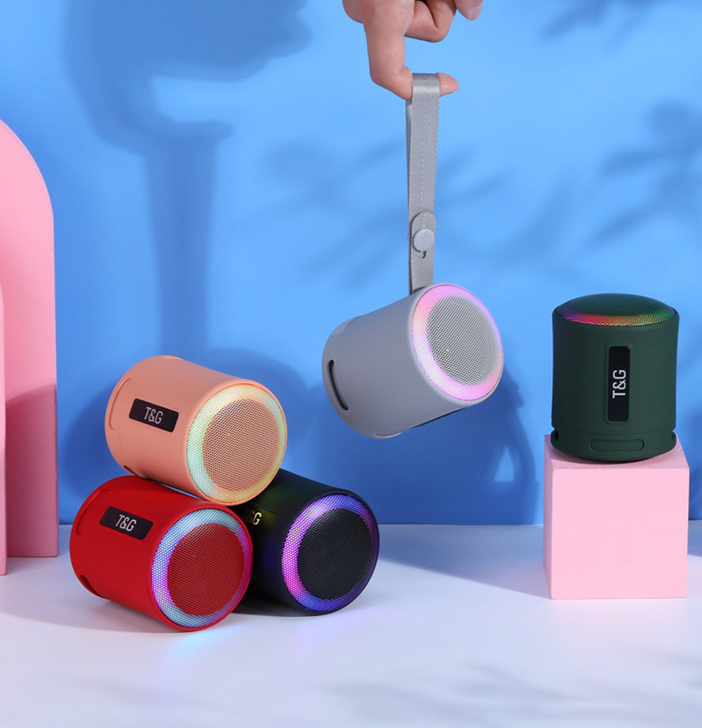 Беспроводная колонка TG-373 (7W/TF/FM) RGB Light