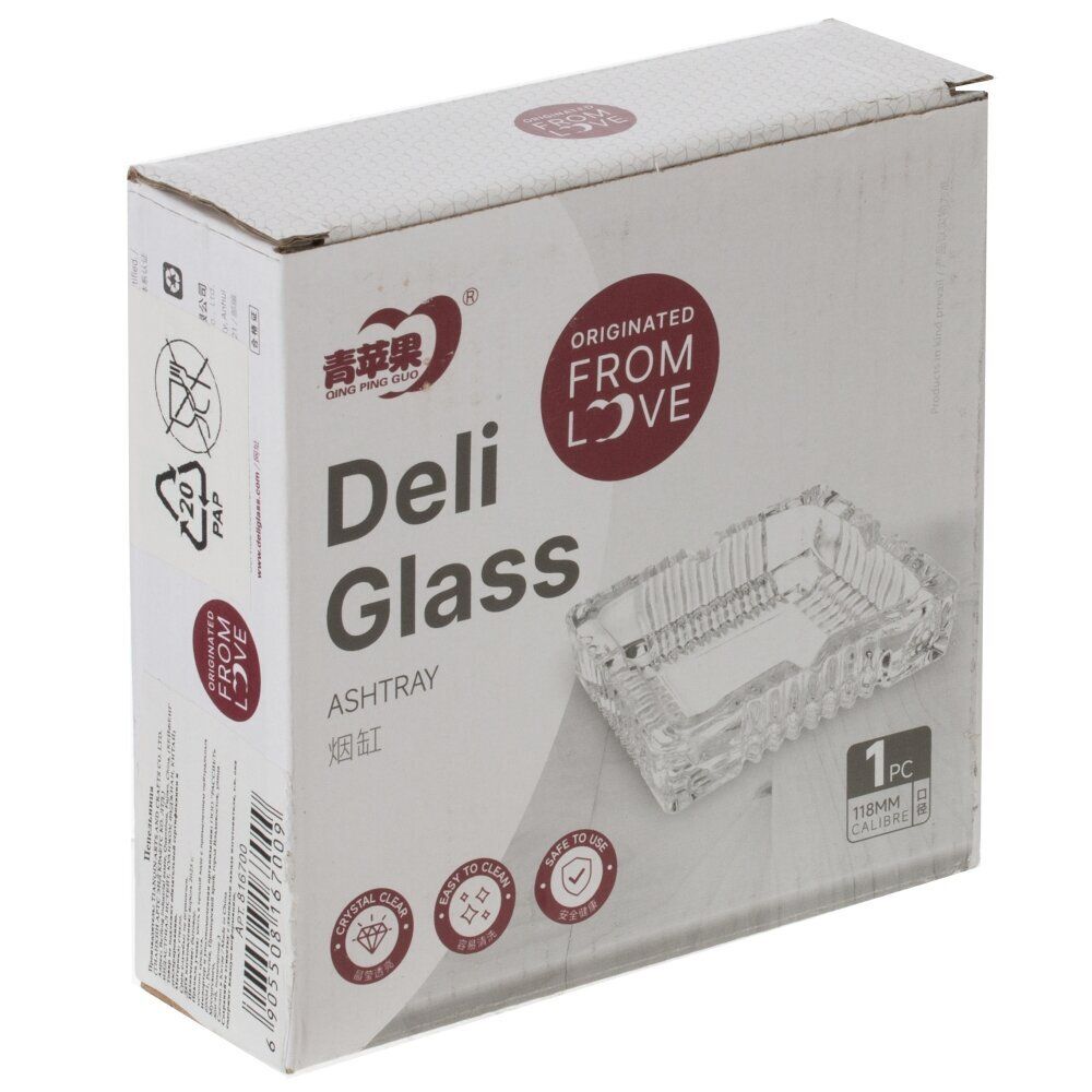 GAEM Пепельница, L12 W12 H3,5 см