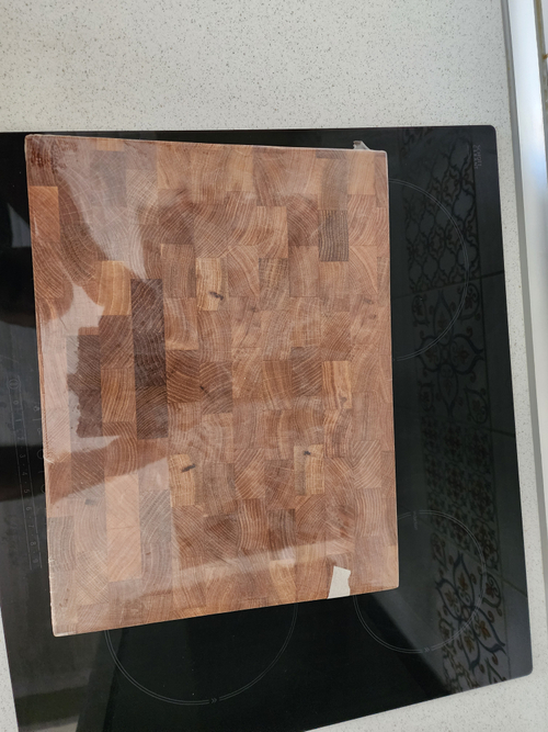 Торцевая разделочная доска 40x30x5 см. дуб, арт. 067-1 , уцененная