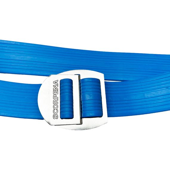 Ремень Scorpena V быстроразъемная металлическая пряжка синий