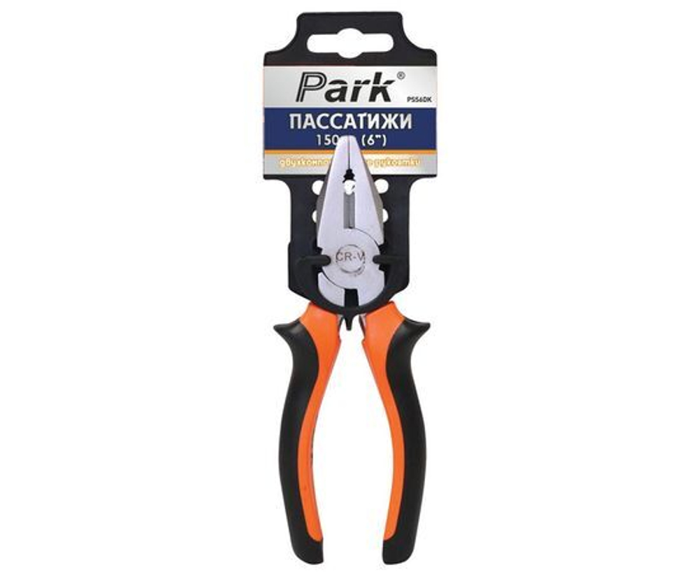 Пассатижи Park 160мм 2к ручка PSS6DK, 352009