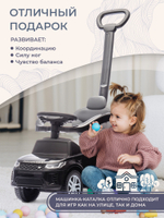 Каталка Sweet Baby Land Rover 641 Black с ручкой