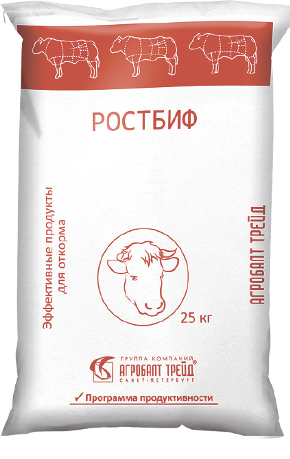 РОСТ БИФ БВМК 7450, 20% (для бычков на откорме)