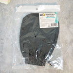 Мочалка массажная для пилинга BW, 20*14см, цвет черный