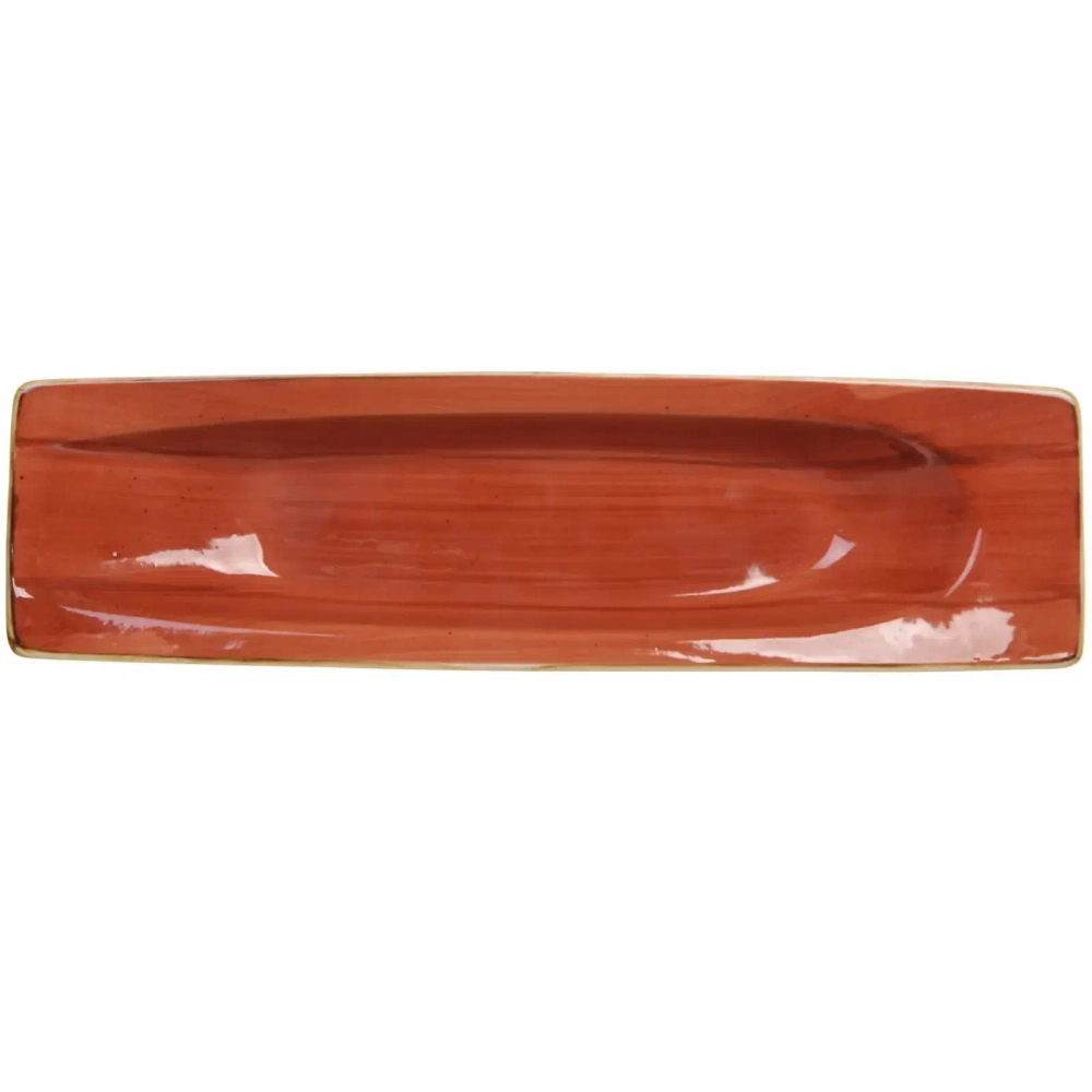 Тарелка керамическая «Corsica orange» сервировочная 31*9*3,5см