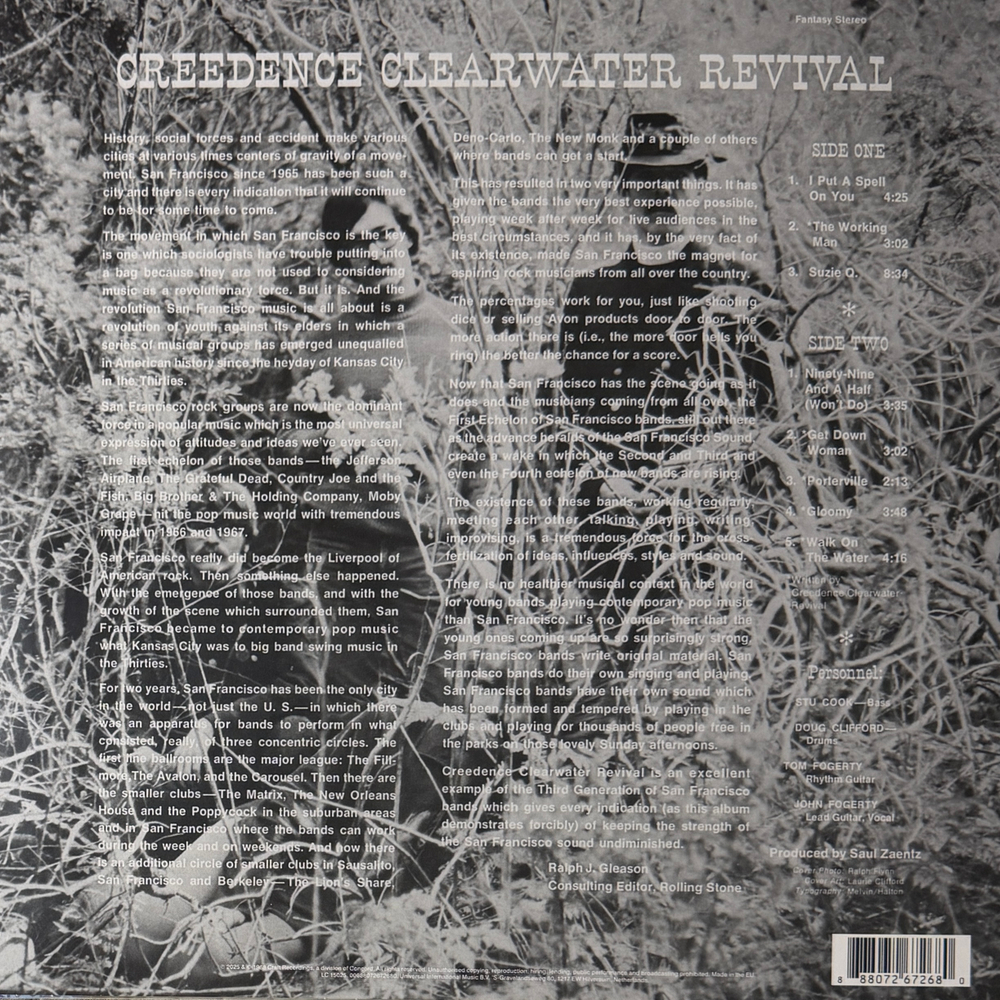Виниловая пластинка Creedence Clarwater Revivael ‎– Creedence Clearwater Revival LP Blue