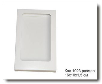 Код 1023 Коробка для шоколада размер 16х10х1.5 см